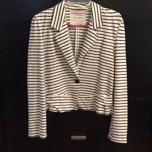 Anthropology size L/P striped blazer. No pockets.
